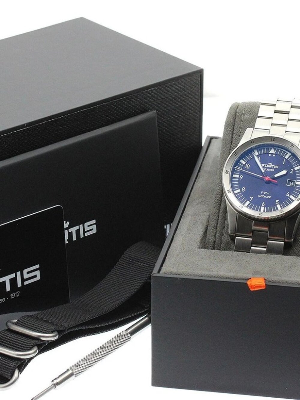 FORTIS Freeger F422.0007 F-39-J Date Japan limited Automatic Men's Watch